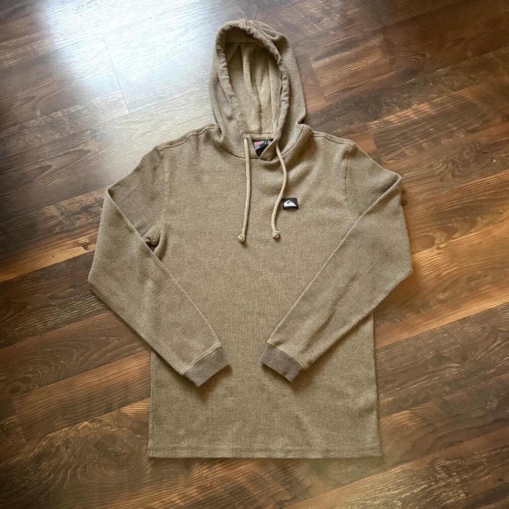Quiksilver Waffle Knit Thermal Hoodie - Size S - Like new!
